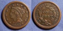 Us Coins - United States,  1853,  Large Cent