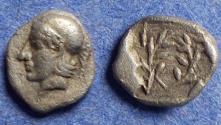 Ancient Coins - Aeolis, Elaia 450-400 BC, Hemiobol