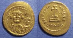 Ancient Coins - Byzantine Empire, Heraclius 610-641, Gold Solidus