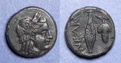 Ancient Coins - Troas, Neandria Circa 350 BC, Bronze AE12