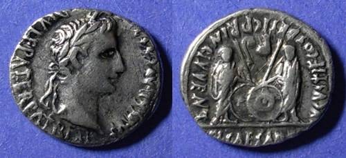 Ancient Coins - Roman Empire, Augustus 27BC-14AD, Denarius
