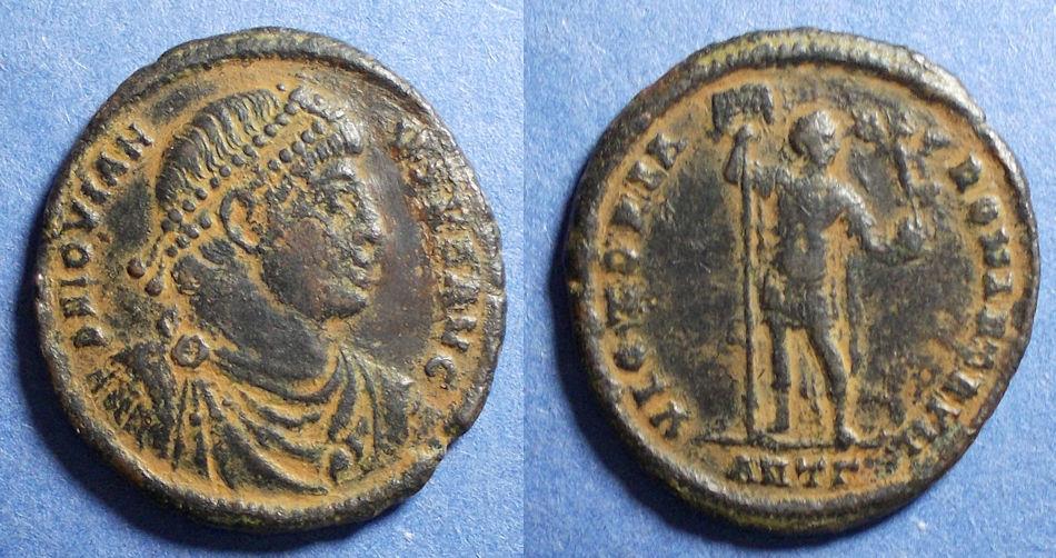 Roman Empire, Jovian 3634, Bronze AE1 Roman Imperial Coins