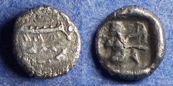 Ancient Coins - Samaria,  375-332 BC, 1/32 Shekel
