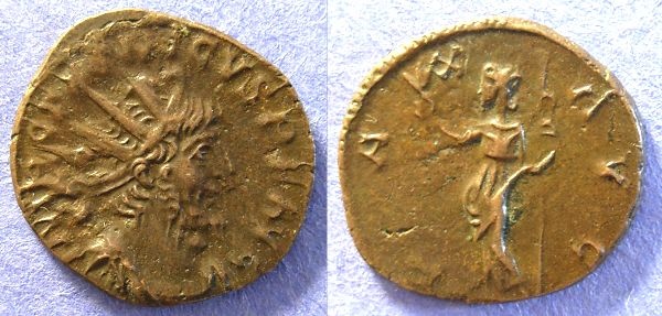 Ancient Coins - Gallic Successionist Empire, Tetricus 271-4AD Antoninianus