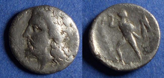 Ancient Coins - Thessaly, Aenianes 400-344 BC, Hemidrachm