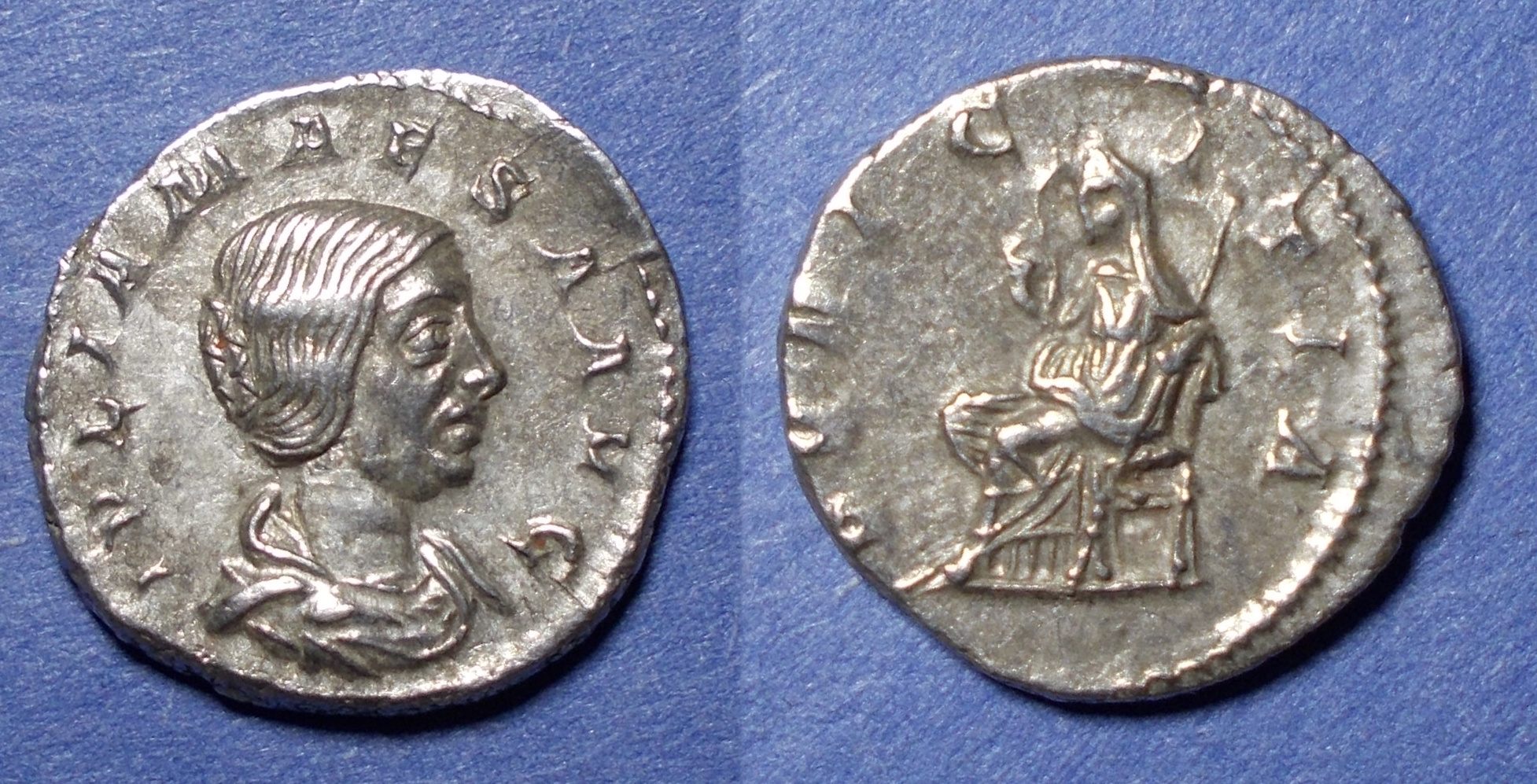 Roman Empire, Julia Maesa 218-223, Silver Denarius | Roman