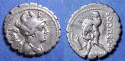 Ancient Coins - Roman Republic, C Polbicius Q f 80 BC, Silver Denarius