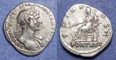 Ancient Coins - Roman Empire, Hadrian 117-138, Silver Denarius