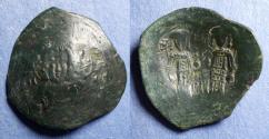 Ancient Coins - Byzantine Empire, Alexius III 1195-1203, Billon Trachy