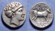 Ancient Coins - Euboaea, Histiaea 350-300 BC, Silver Drachm
