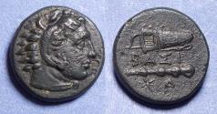 Ancient Coins - Kings of Macedonia, Alexander III 336-323 BC, Bronze AE15
