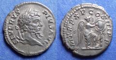 Ancient Coins - Roman Empire, Septimius Severus 193-211, Silver Denarius