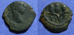 Ancient Coins - Roman Egypt, Trajan 98-117 AD, Dichalkon