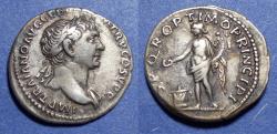 Ancient Coins - Roman Empire, Trajan 98-117, Silver Denarius