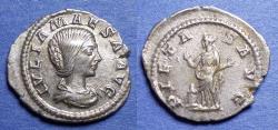 Ancient Coins - Roman Empire, Julia Maesa 218-223, Silver Denarius
