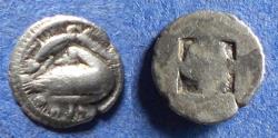 Ancient Coins - Macedonia, Eion 460-400 BC, Silver Trihemiobol