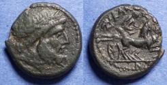 Ancient Coins - Sicily, Syracuse - Roman rule 212-150 BC, Bronze AE18