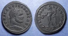 Ancient Coins - Roman Empire, Constantius I (as Caesar) 293-305, Bronze Follis