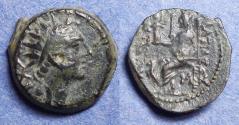 Ancient Coins - Seleucid Kingdom, Antiochos IV 175-164 BC, Chalkous of Samaria