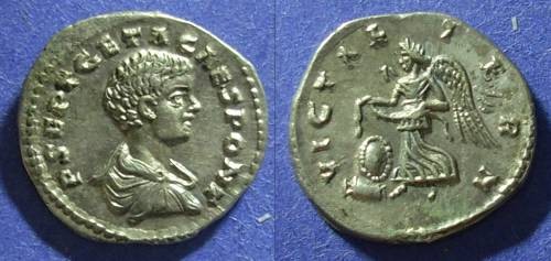 Ancient Coins - Roman Empire, Geta (as Caesar) 198-208, Denarius