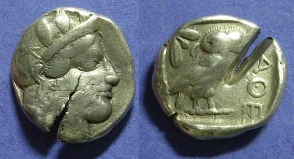 Ancient Coins - Athens – Tetradrachm 449-413BC