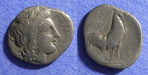 Ancient Coins - Neapolis Campania - Triobol 325-241 BC 
