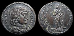 Ancient Coins - Fausta, Bi Centenionalis, AD 324-5. Lugdunum. Salus. aEF