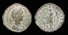 Ancient Coins - Julia Mamaea, AE-Sestertius, AD 232. Fecunditas. aVF