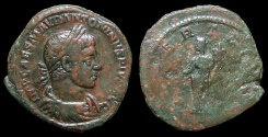 Ancient Coins - Elagabalus, AE-Sestertius. AD 220-1. Rome. Libertas. Scarce!