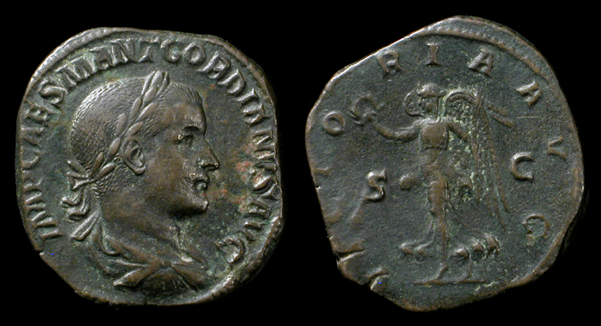 Gordian III, 238-244 AD. Large AE sestertius, 238-239 AD