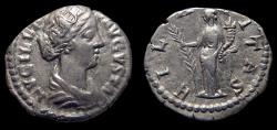 Ancient Coins - Lucilla, AR Denarius. Roma. Hilaritas. VF