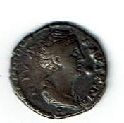 Ancient Coins - Faustina Senior, 3.07 g, d. AD 141, Denarius, Ceres, SR 4591