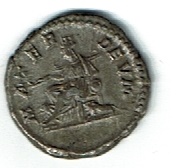 Ancient Coins - Julia Domna, 3.77 g, AD 193-211, Denarius, Cybele, RSC123