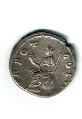 Ancient Coins - Antoninus Pius, 3.26 g, AD 138-161 (140), Denarius, Italia std. on globe, SR 4119 