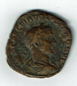 Ancient Coins - Volusian, 15.10 g, 30 mm, AD 252-254, Sestertius, Concordia, SR 9785