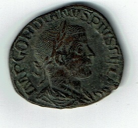 Ancient Coins - Gordian III, 12.84 g, AD 238-244, Sestertius, Jupiter, RIC 298a