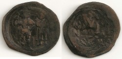 Ancient Coins - Heraclius Follis Overstruck on Phocas Follis