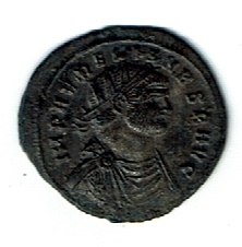 Ancient Coins - Aurelian, 2.90 g, AD 270-275, Antoninianus, 180 degree Double Strike, SR 11542