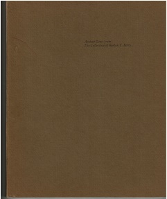 Ancient Coins - Ancient Gems from The Collection of Burton Y. Berry, Burton Y. Berry, copyright Indiana University Art Museum 1968, Soft cover-very good