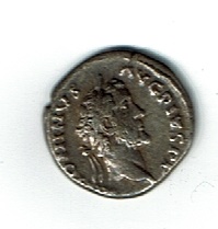 Ancient Coins - Antoninus Pius, 3.26 g, AD 138-161 (140), Denarius, Italia std. on globe, SR 4119 