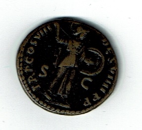 Ancient Coins - Domitian, 10.62 g, AD 81-96, As, SR 915, RIC 242, BMC 257,281