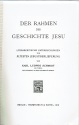 Ancient Coins - Der Rahmen Der Geschichte Jesu, Karl,Ludwig Schmidt, Copyright 1919, Soft cover, Cover-good, Interior-very good, German Language