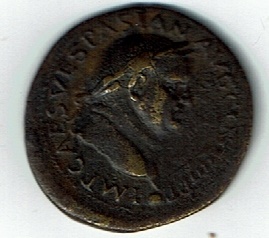 Ancient Coins - Vespasian, 11.16 g, AD 69-79, AE Dupondius, Fortuna