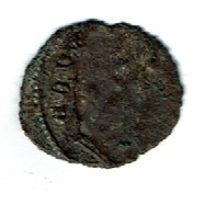 Ancient Coins - Gallienus, 1.67 g, AD 253-268, Antoninianus, Struck Through or Split Flan