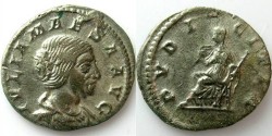 Ancient Coins - Julia Maesa - Pudicitia Denarius