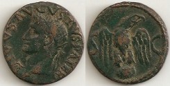 Ancient Coins - Augustus AE Dupondius  - Eagle