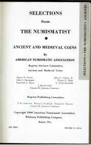 Ancient Coins - A Dictionary of Roman Coins, Seth W. Stevenson, Copyright 1982, ISBN 0900652608, Hard cover, Dust jacket-good, Interior-very good 