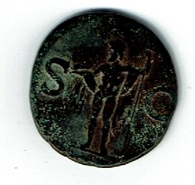 Ancient Coins - Agrippa, 10.98 g, 27 mm, under Caligula, d. 12 BC, AE As, Agrippa/Neptune, SR 1812