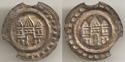 World Coins - Germany Ravensburg c. 1250-1270 Bracteate
