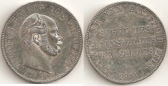 World Coins - Germany Prussia 1861 Mansfeld Mining Thaler